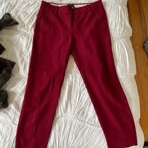 Red Cameron pants